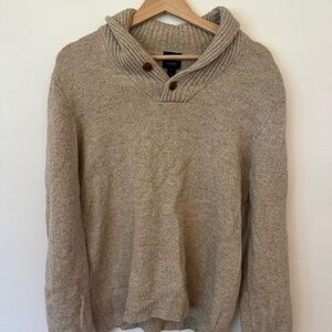J. Crew Tan Turtleneck Sweater